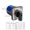 FXPCGZISH Rotary Cam Switch 3 Position 690V 32A 3 Poles Three Levels Manual Electrical Changeover Selector YMW26 LW28 LW26-32/3(102) view 2