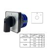 FXPCGZISH 32A 660V Power Circuit Control Selector Changeover Two Poles Silver Customize Rotary Cam Switch YMW26 LW28 LW26-32/2(01) view 2