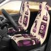 GENTERUN Tropical Decorative Pattern Car Seat Covers Set of 2 Universal Fit Polyester Stretch Seat Protectors for Car SUV Truck Easy Install Washable view 3