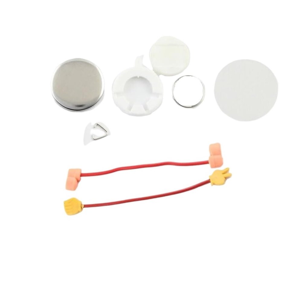 Button Maker, 100pcs 58mm Blank DIY Cartoon Doll Children's Button Badge Parts Material