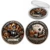 Old Bastards Poker Club Coin Lifetime Member Edition,Bluff Drink Deal Again Poker Coin,Funny Old Bastards Poker Club Coin,Perfect Humorous Gift for Poker Players Gamblers Old School (1pcs) view 1