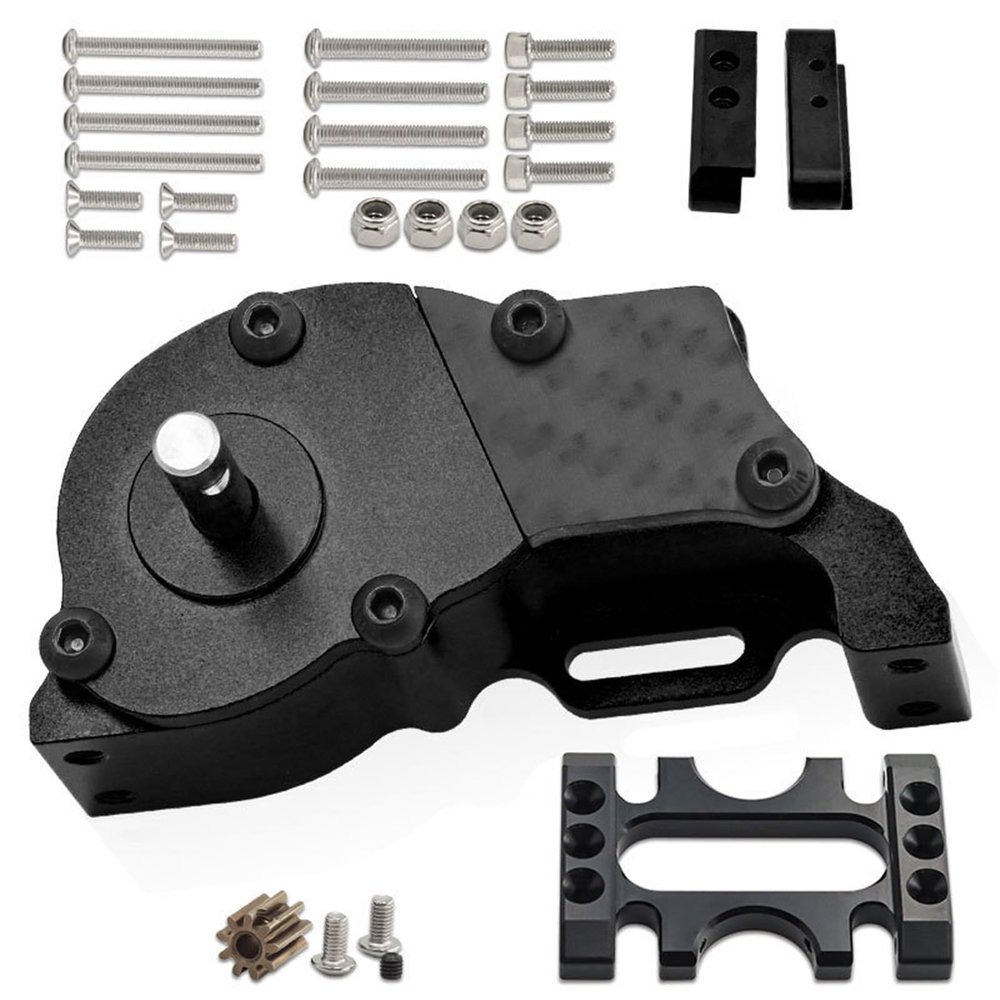 1/10Rock Crawler for SCX10Metal Gearbox LCGGearbox Gearbox Floor Tiles LCGGearbox Assembly D271(Black)