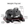 1/10Rock Crawler for SCX10Metal Gearbox LCGGearbox Gearbox Floor Tiles LCGGearbox Assembly D271(Black) view 4