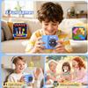 Kids Instant Print Camera with 5 Rolls Print Paper, 1080P HD Camera, Rechargeable Portable Toddler Selfie Camera, Christmas Birthday Gifts Toys for Boys Girls Age 3-12 (Blue) view 4