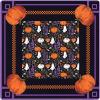 Drydiet Mahjong Mat for Table Non-Slip,Halloween Pumpkin and Ghost view 1