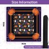 Drydiet Mahjong Mat for Table Non-Slip,Halloween Pumpkin and Ghost view 2