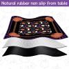Drydiet Mahjong Mat for Table Non-Slip,Halloween Pumpkin and Ghost view 3