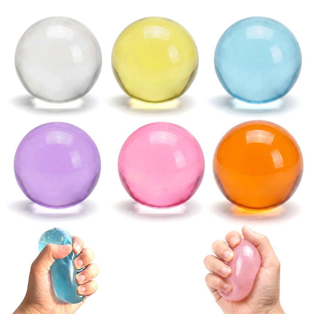 2026 New Coconut Oil Stress Ball, Coconut Oil Super Soft, Handmade Slow Rising Fidget Squeeze Toy for Stress Relief, Squeeze the Stress Away (6PCS)