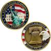 1776-2026 US 250th Semiquincentennial Challenge Coin | Patriotic Liberty Commemorative Keepsake, Statue of Liberty Eagle Liberty Bell Gift for Veterans & American Patriots view 1