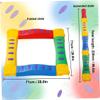AwnsIMfreien Balance Beam and Stepping Stones, 4 Straight Balance Beams and 4 Stepping Stones Set, Kids Obstacle Course Toy, Non-Slip Sensory Play Equipment for Home & Preschool view 2