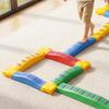 AwnsIMfreien Balance Beam and Stepping Stones, 4 Straight Balance Beams and 4 Stepping Stones Set, Kids Obstacle Course Toy, Non-Slip Sensory Play Equipment for Home & Preschool view 4