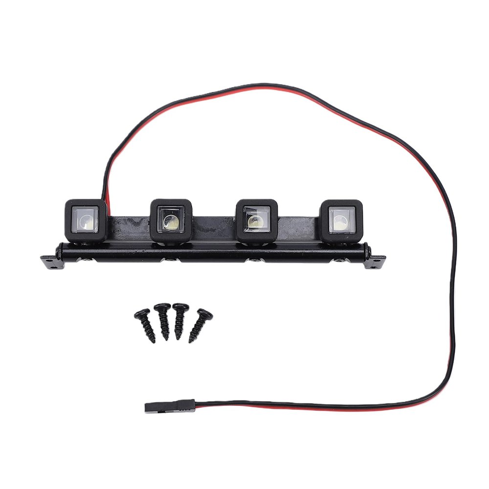 Horett RC Car Roof Light Bar Universal Plug and Play for Off Road Vehicles