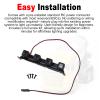 Horett RC Car Roof Light Bar Universal Plug and Play for Off Road Vehicles view 3