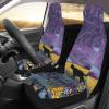 GENTERUN Cat in the Night Sky Car Seat Covers Set of 2 Universal Fit Polyester Stretch Seat Protectors for Car SUV Truck Easy Install Washable view 3