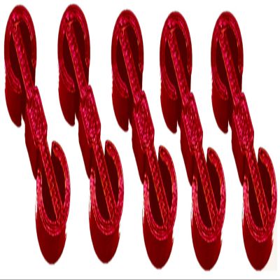 3DEXL *RED* Male Male Track Connectors (5-Pack) for Brio Bigjigs IKEA Wooden Toy Train