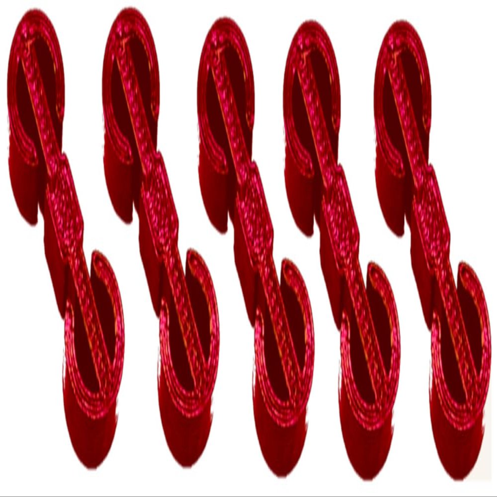 3DEXL *RED* Male Male Track Connectors (5-Pack) for Brio Bigjigs IKEA Wooden Toy Train