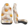 GENTERUN Daisy Flowers Car Seat Covers Set of 2 Universal Fit Polyester Stretch Seat Protectors for Car SUV Truck Easy Install Washable view 4