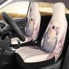 GENTERUN Cute Cockatiel Car Seat Covers Set of 2 Universal Fit Polyester Stretch Seat Protectors for Car SUV Truck Easy Install Washable view 3