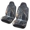 GENTERUN Liquid Metal Forest Car Seat Covers Set of 2 Universal Fit Polyester Stretch Seat Protectors for Car SUV Truck Easy Install Washable view 1