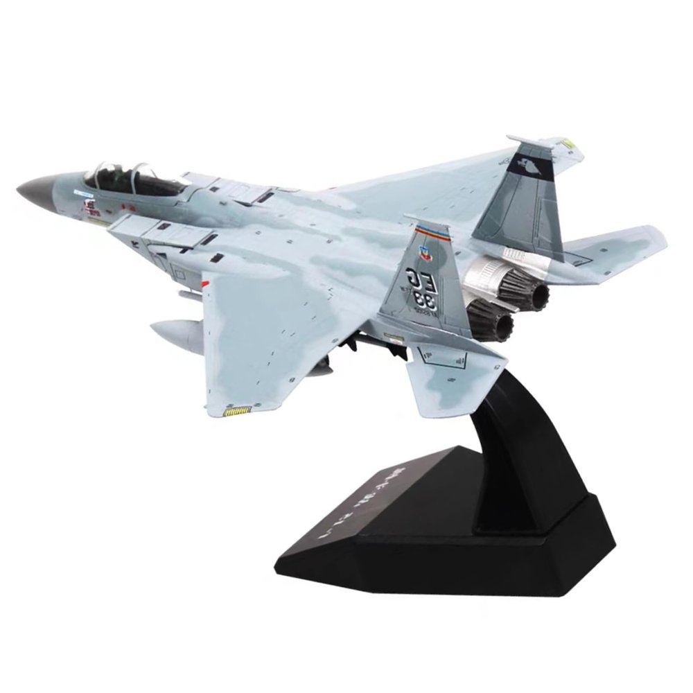 F-15 Fighting Plane - 1/100 Diecast Airplane Model Fighter Toy Alloy