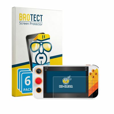 brotect Screen Protector Compatible with My Arcade Atari Gamestation Go Portable (6 Pack) - HD-Clear Protection Film