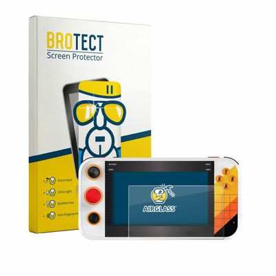 brotect Glass Screen Protector Film Compatible with My Arcade Atari Gamestation Go Portable - Glass-Foil Protection [Scratch Resistant, High Clarity]