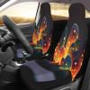 GENTERUN Luminous Bubble Forest Car Seat Covers Set of 2 Universal Fit Polyester Stretch Seat Protectors for Car SUV Truck Easy Install Washable view 3