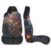 GENTERUN Glowing Butterfly Tree Car Seat Covers Set of 2 Universal Fit Polyester Stretch Seat Protectors for Car SUV Truck Easy Install Washable view 4