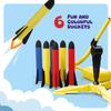 Rocket Launcher for Kids - Outdoor Toys for Kids Ages 4-8 Years - 3 4 5 6 7 Year Old Boy Birthday Gift - Rockets Kids Toys for Boys & Girls - 3 Year Old Gifts - Outside Fun Toddler Toys 3-5 view 3