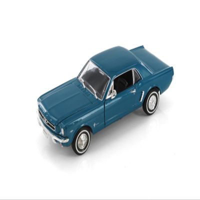 Showcasts 1964 1/2 Ford Mustang Coupe 22451-1/24 Scale Diecast Model Car (Turquoise Blue)