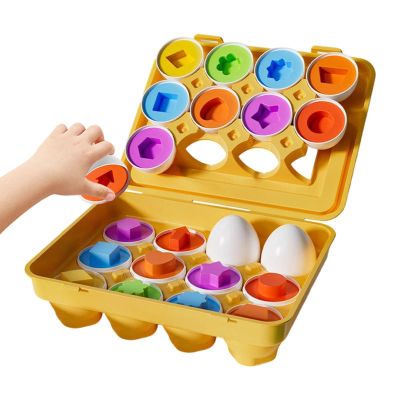 Color Matching Toys | Interactive Sensory Shape Sorter Toys | Matching Eggs Sorting Games | For Kid Boys Children Teens Women Men Adult New Year Kindergarten Birthday Home Park Playground Summer Winte