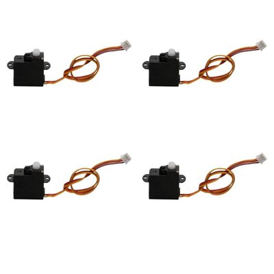 4PCS 2g Digital Servo Steering Gear 3.7V 5V with JST Plug Compatible with RC Aircraft Camera Steer Control Adjustment Parts(JST-1.25mm 5V)