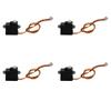 4PCS 2g Digital Servo Steering Gear 3.7V 5V with JST Plug Compatible with RC Aircraft Camera Steer Control Adjustment Parts(JST-1.25mm 5V) view 1