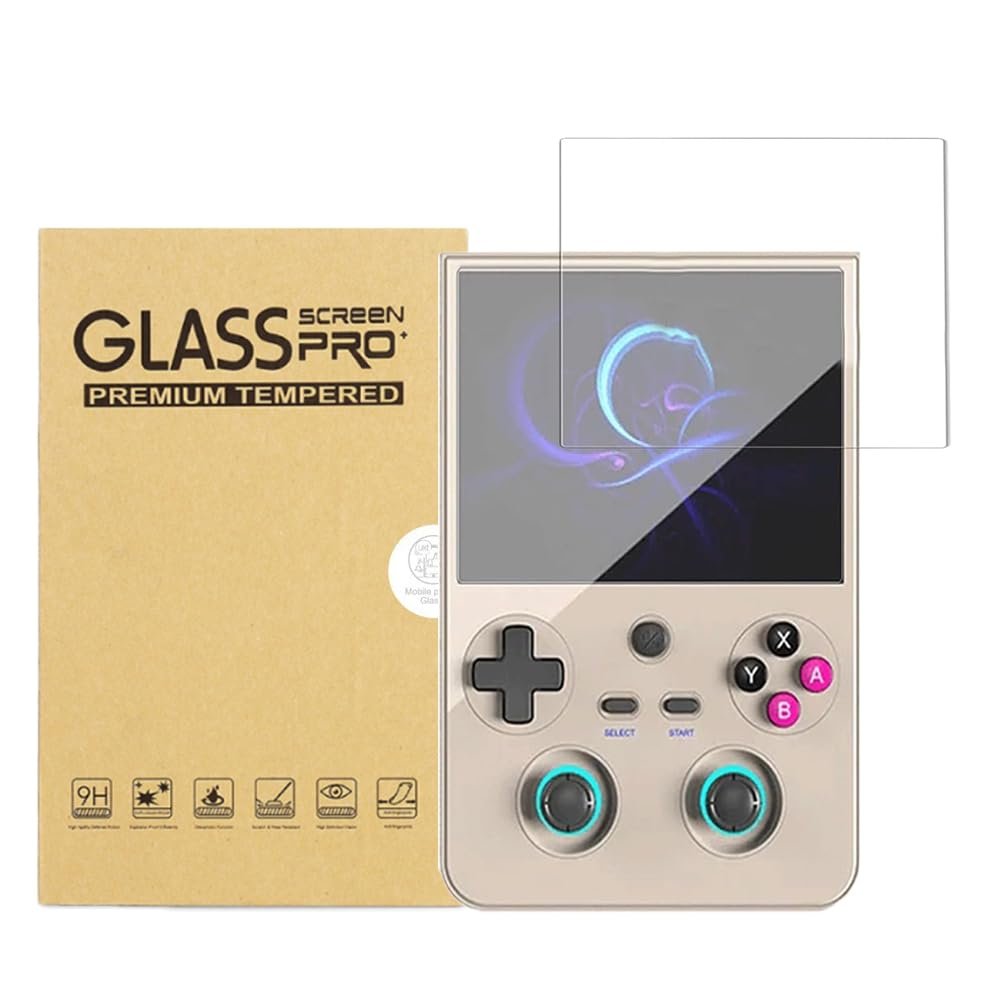 For ANBERNIC RG477V, Game Console Tempered Glass Screen Protector, 9H Hardness Anti-Scratch Protective Film