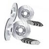 KarParts360 Rotor Set | Cast Iron | Silver | Vented Rotor | Excluded Calipers | Drilled and Slotted view 4