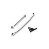 Adjustable Pull Rod for FMS 1/24 XQ for FCX24 Metal Upgrade Replacement Front Axle Steering Servo Rod Remote Control Car Parts Accessorie(Silver) view 1