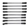 Adjustable Pull Rod for Axial 1/10 for SCX10 90027 D90 D110 CC01 TF2 for MST 8Pcs Metal Link Rod Pull Wheelbase RC Crawler Car Parts view 1