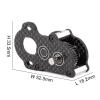 RC Upgrades for LCG 1/10 48P 29g Ultra Light Portal Transmission Black Carbon Tiny Gearbox Chassis Comp Builds view 3