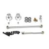 Adjustable Pull Rod for MN82 for MN78 D90 D91 D96 for MN98 99S OP Metal Steering Cup and Rod Upgrade Parts Kit Rc Model Crawler Car Truck for Buggy(Silver) view 1