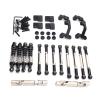 Adjustable Pull Rod for WPL C14 C24 1/16 for Feiyu FY003-5A Metal Upgrade Parts Tie Rods Drive Shafts Shock Absorbers RC Car Accessories(Black) view 1