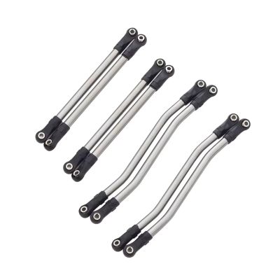 Adjustable Pull Rod for Axial for Capra 1.9 for UTB AXI03004 1/10 Stainless Steel Links Suspension Linkage 8pcs RC Crawler Car Upgrade Parts