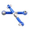 Adjustable Pull Rod for HSP 94101 94102 94103 94123 1/10 2Pcs 102017 02017 Aluminum Front Rear Servo Link Electric On-Road Drift RC Car Upgrade Part(Blue1) view 1