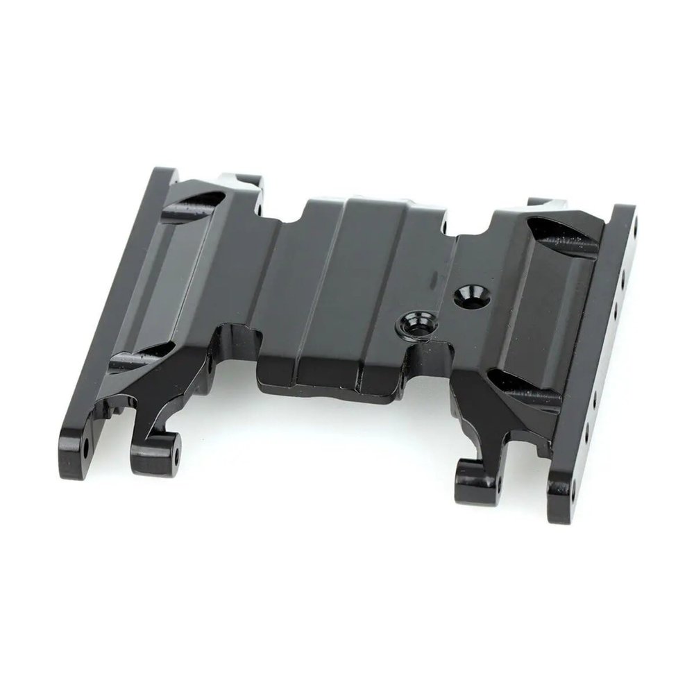 RC Modifications Spare Compatible with Axial for SCX10 II 90046 90047 1/10 RC Crawler Car Upgrade Parts Aluminum Skid Plate Transmission Mount