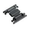 RC Modifications Spare Compatible with Axial for SCX10 II 90046 90047 1/10 RC Crawler Car Upgrade Parts Aluminum Skid Plate Transmission Mount view 3
