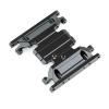 RC Modifications Spare Compatible with Axial for SCX10 II 90046 90047 1/10 RC Crawler Car Upgrade Parts Aluminum Skid Plate Transmission Mount view 4