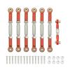 Adjustable Pull Rod for Traxxas for Slash 4X4 for VXL 2WD for Rustler for Stampede for Hoss 1/10 Turnbuckles Camber Link Rod Linkage Set RC Car Parts(Red) view 1