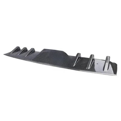 Majolaory LAICYCompatible with L-exus NX200t NX300 NX350 Car Rear Bumper Diffuser Lip w/Tail Brake Stop Light Splitter Spoiler Shark Fin Lip Kit(Carbon Fiber Look)