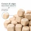 22lbs Natural Hinoki Cypress Wood Cubes for Children's Sensory Play for Preschoolers - Calming & Tactile Sensory Play view 4