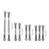 Adjustable Pull Rod for FeiYu-01/02/03/04/05 for Wltoys 12428 12423 Metal Connecting Rod Accessories Parts Remote Control Car Recambios(Green) view 2