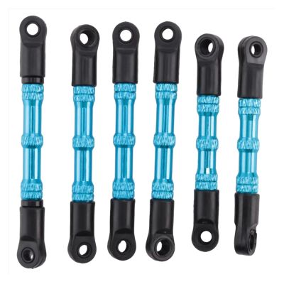 Adjustable Pull Rod for Tamiya for TT02B 1/10 Metal Tie Rod Upgrade Parts Set Remote Control Car and Modifications Accessories